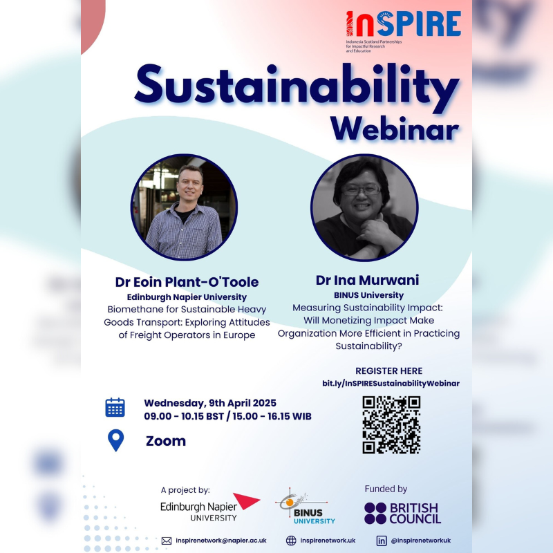 InSPIRE Sustainability Webinar