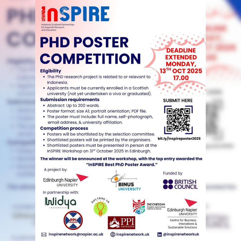 InSPIRE PhD Poster Competition 2025